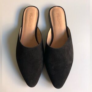 MADEWELL Women's Remi Black Suede Mule Size: US 7.5